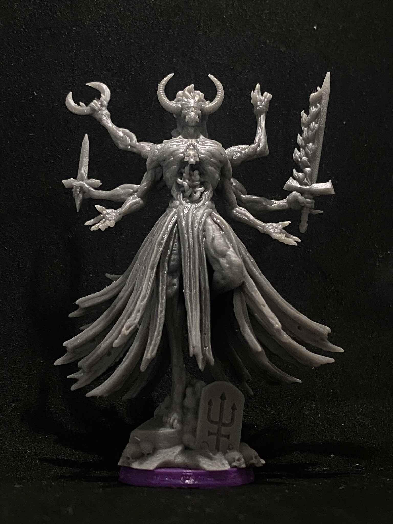 Baphomet Sorcerer | Trench Crusade | Papsikels Fantasy, Resin Miniature - Tabletop miniature - Fantasy Miniature - 32mm