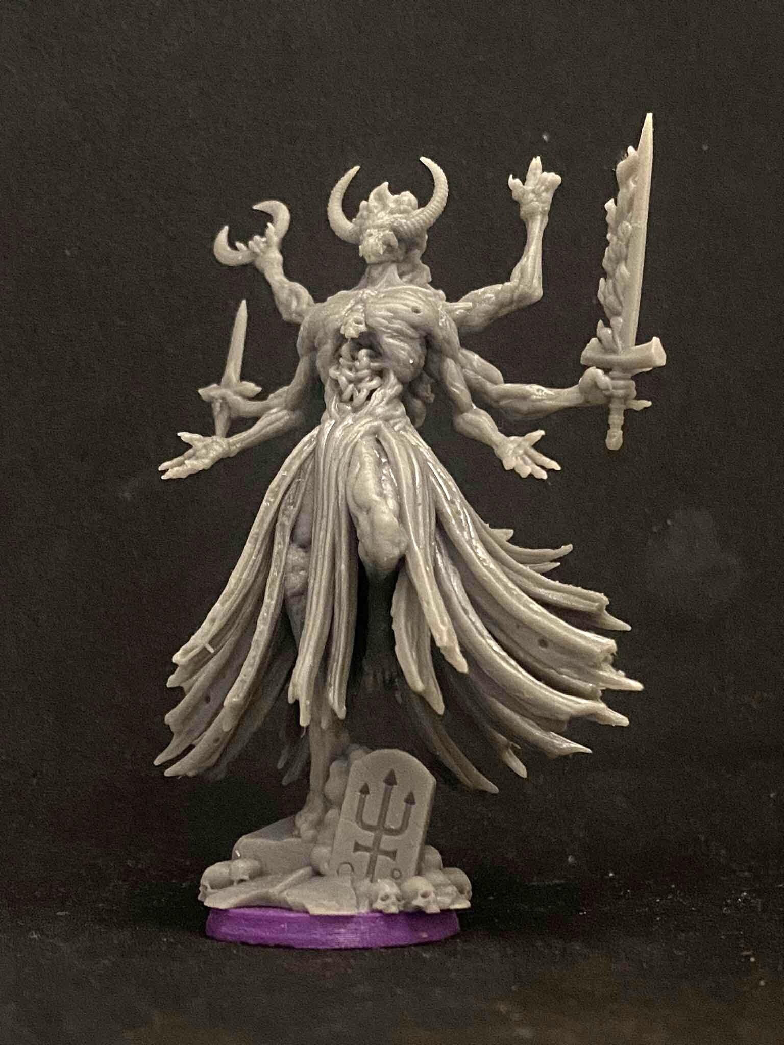 Baphomet Sorcerer | Trench Crusade | Papsikels Fantasy, Resin Miniature - Tabletop miniature - Fantasy Miniature - 32mm