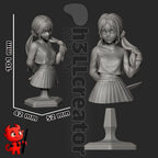 Mita from MiSide (fan art) | Full Model or Bust | Miniature scale 1:12 | h3LL Creator | DIY Model Kit