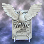 Articuno - 3D Printed Pokemon Card Wall Hanger | Fan Art | Pokemon TCG | Resin Model | ABC3D Models