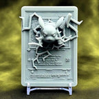 Pikachu - 3D Printed Pokemon Card Wall Hanger | Fan Art | Pokemon TCG | Resin Model | ABC3D Models