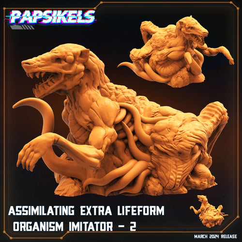 Aliens Vs Humans - That Thing - Assimilating Extra Lifeform Organism Imitator - The Thing - Papsikels, 32mm Mini