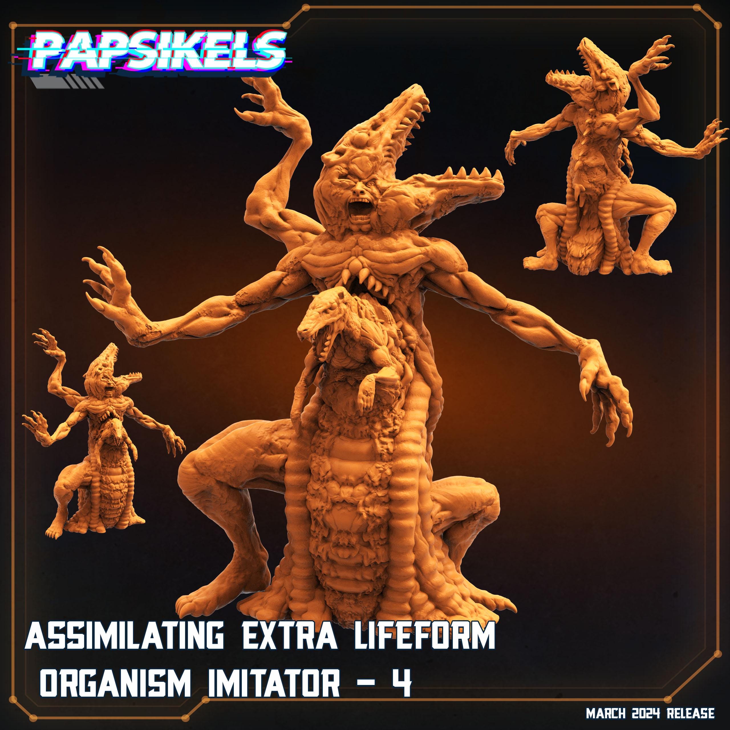 Aliens Vs Humans - That Thing - Assimilating Extra Lifeform Organism Imitator - The Thing - Papsikels, 32mm Mini