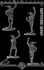Devouring Slaver | Undead Collection | Rocket Pig Games | Miniatures for tabletop games. 28mm to 32mm Resin for RPG, D&D, TTRPG