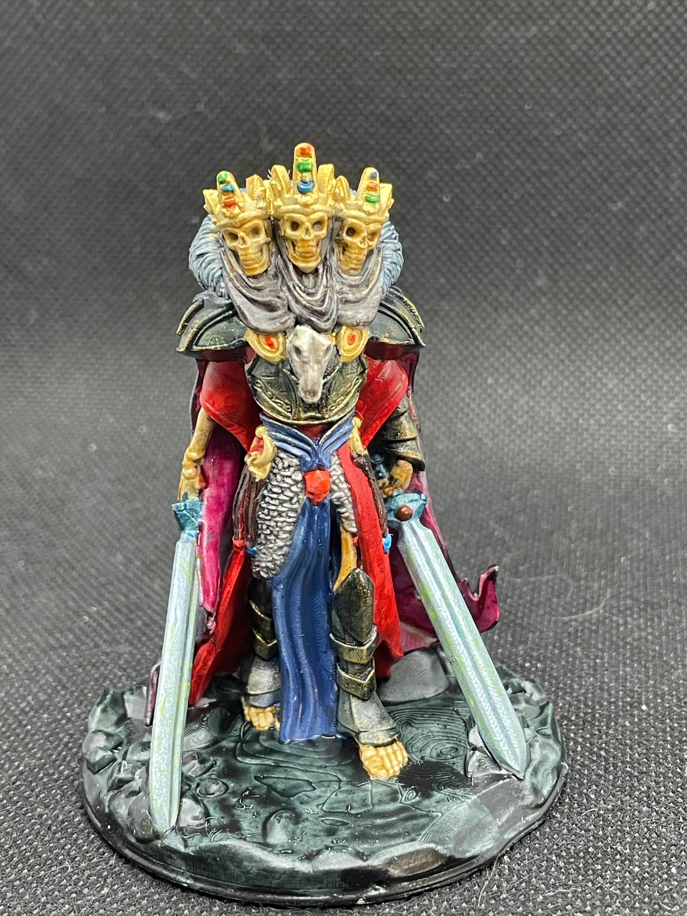 Skull King | Undead Collection | Rocket Pig Games | Miniatures for tabletop games. 28mm to 32mm Resin for RPG, D&D, TTRPG