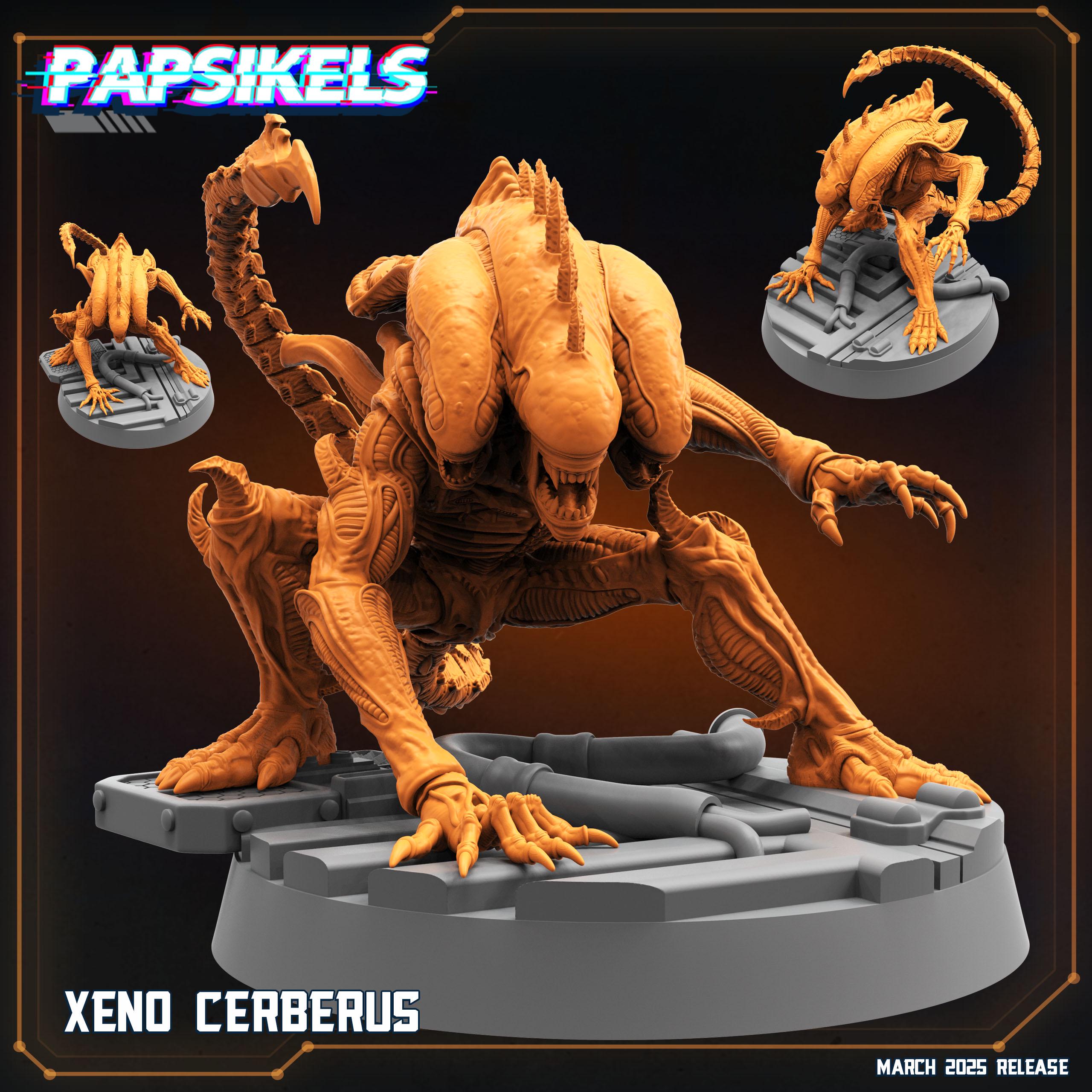 Aliens Vs Humans - That Thing - Xeno Cerberus, Papsikels, 32mm Mini
