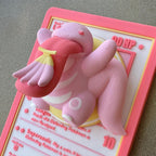 Lickitung - 3D Printed Pokemon Card Wall Hanger | Fan Art | Pokemon TCG | Resin Model | ABC3D Models