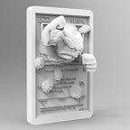 Geodude - 3D Printed Pokemon Card Wall Hanger | Fan Art | Pokemon TCG | Resin Model | ABC3D Models
