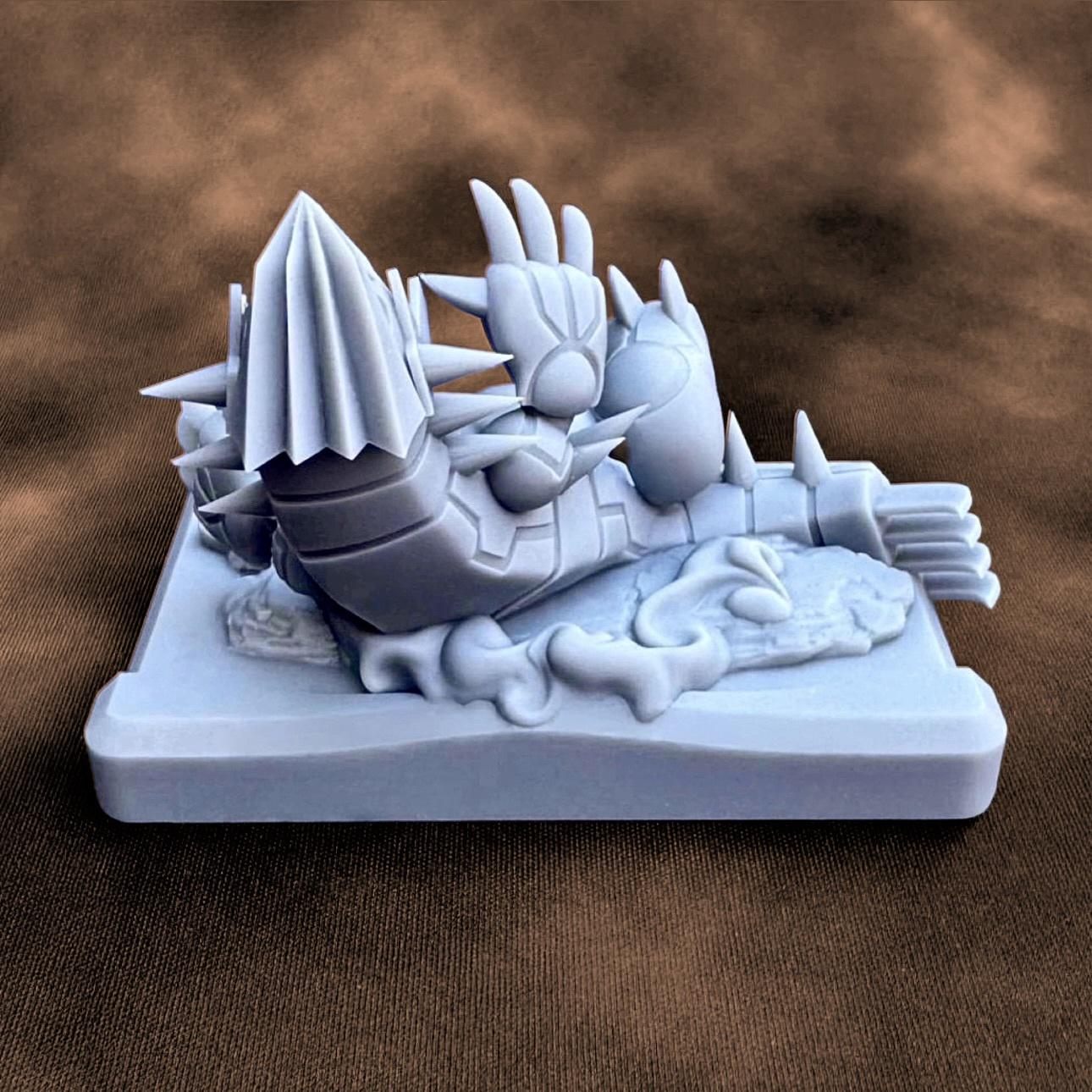 Groudon Ruby - 3D Printed Pokemon Game Boy Advanced Cartridge Wall Hanger | Fan Art | Pokemon TCG | Resin Model | ABC3D Models