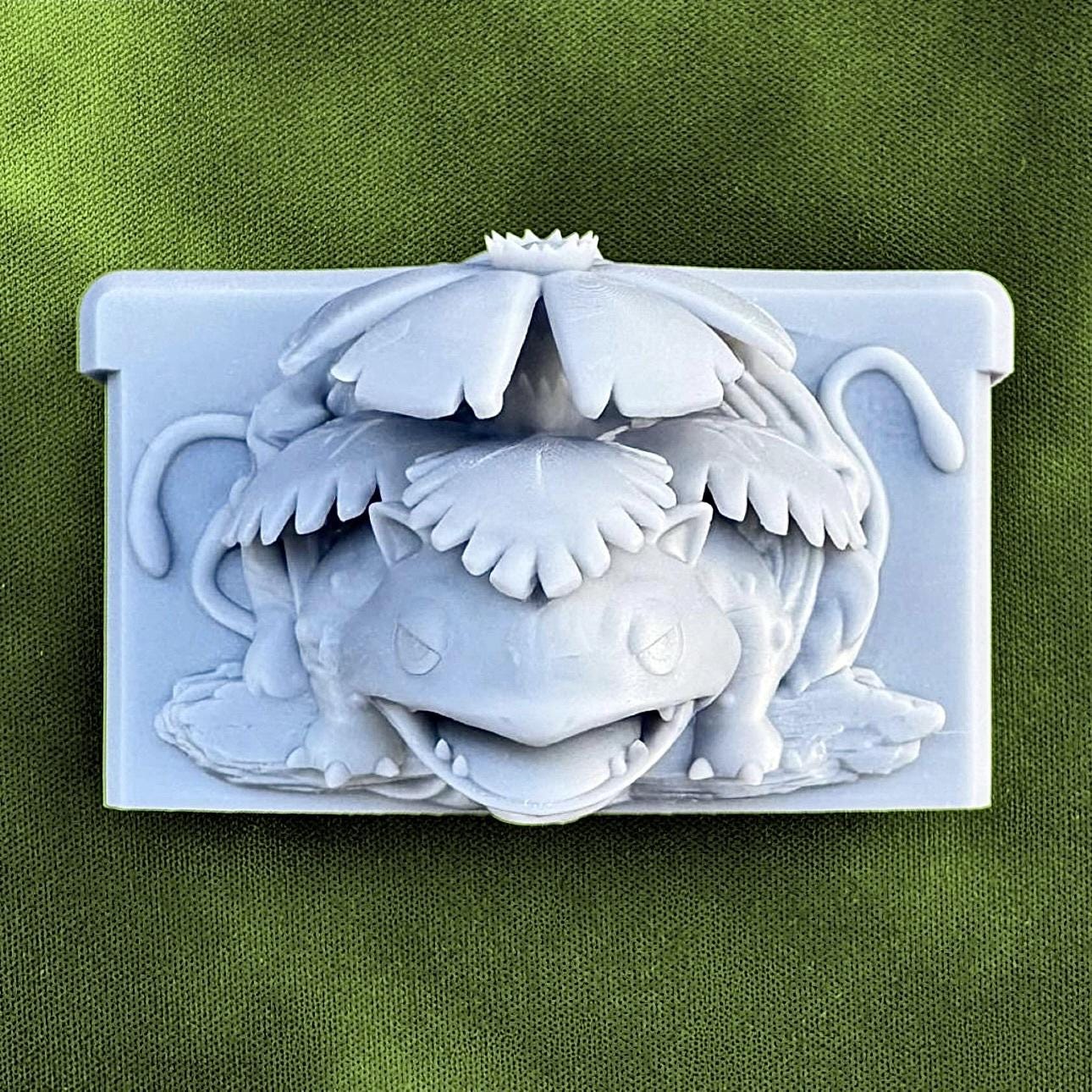 Venusaur Leaf Green - 3D Printed Pokemon Game Boy Advanced Cartridge Wall Hanger | Fan Art | Pokemon TCG | Resin Model | ABC3D Models
