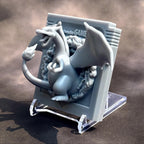 Charizard Red - 3D Printed Pokemon Game Boy Cartridge Wall Hanger | Fan Art | Pokemon TCG | Resin Model | ABC3D Models