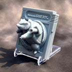Blastoise Blue - 3D Printed Pokemon Game Boy Cartridge Wall Hanger | Fan Art | Pokemon TCG | Resin Model | ABC3D Models
