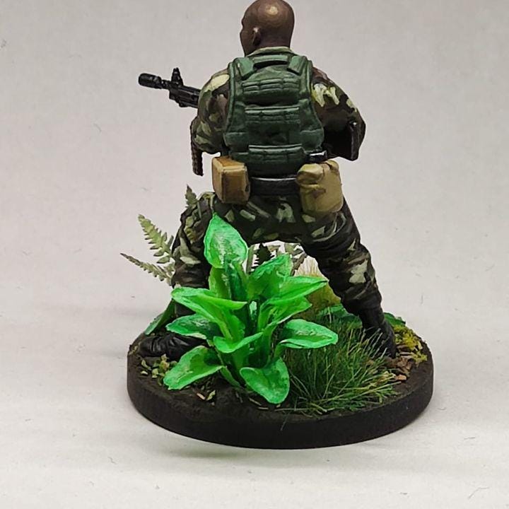 Human Colonial Anti Hunter Billy Clean | Skull Hunters | PAPSIKELS | 3D Printed Miniature |  32mm Miniatures