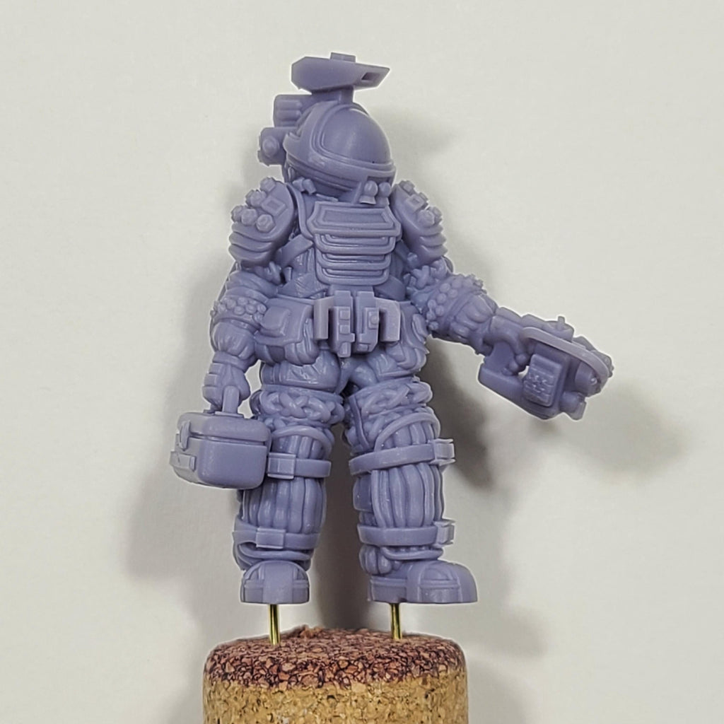Colonial Space Explorer XB-MA-RI-A | Papsikels | 3D Printed Miniature |  32mm Miniatures