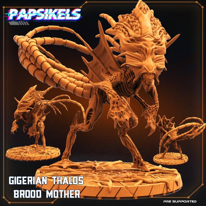 Xeno Gigerian Thalos Brood Mother, Papsikels, Resin Miniature