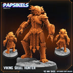 Skull Hunters - Viking Skull Hunter, Papsikels, Resin - Tabletop miniature - 32mm