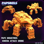 Papz Industries Kimera Attack Drone, Papsikels, Resin Miniature - Tabletop miniature - Sci-Fi Miniature - 32mm