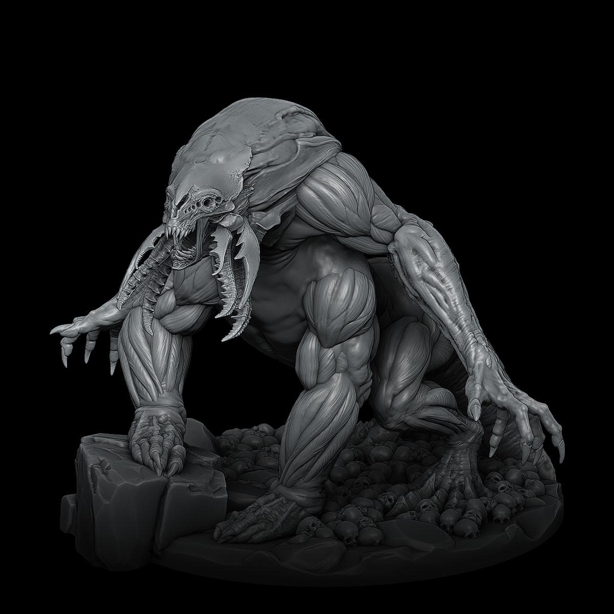 Mangler Devil | Death Haven | Rocket Pig Games | Miniatures for tabletop games. 28mm - 32mm Resin for RPG, D&D, Dungeons and Dragons