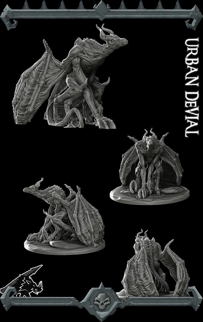 Urban Devil | Bonus | Rocket Pig Games | Miniatures for tabletop games. 28mm to 32mm Resin Figures for RPG, D&D, Dungeons and Dragons