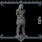 Alice - Barbarian Goliath | Bonus | Rocket Pig Games | Miniatures for tabletop games. 28mm to 32mm Resin for RPG, D&D, Dungeons and Dragons