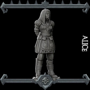 Alice - Barbarian Goliath | Bonus | Rocket Pig Games | Miniatures for tabletop games. 28mm to 32mm Resin for RPG, D&D, Dungeons and Dragons