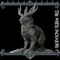 White Jackalope Miniature: 28-32mm Resin RPG D&D Model Kit