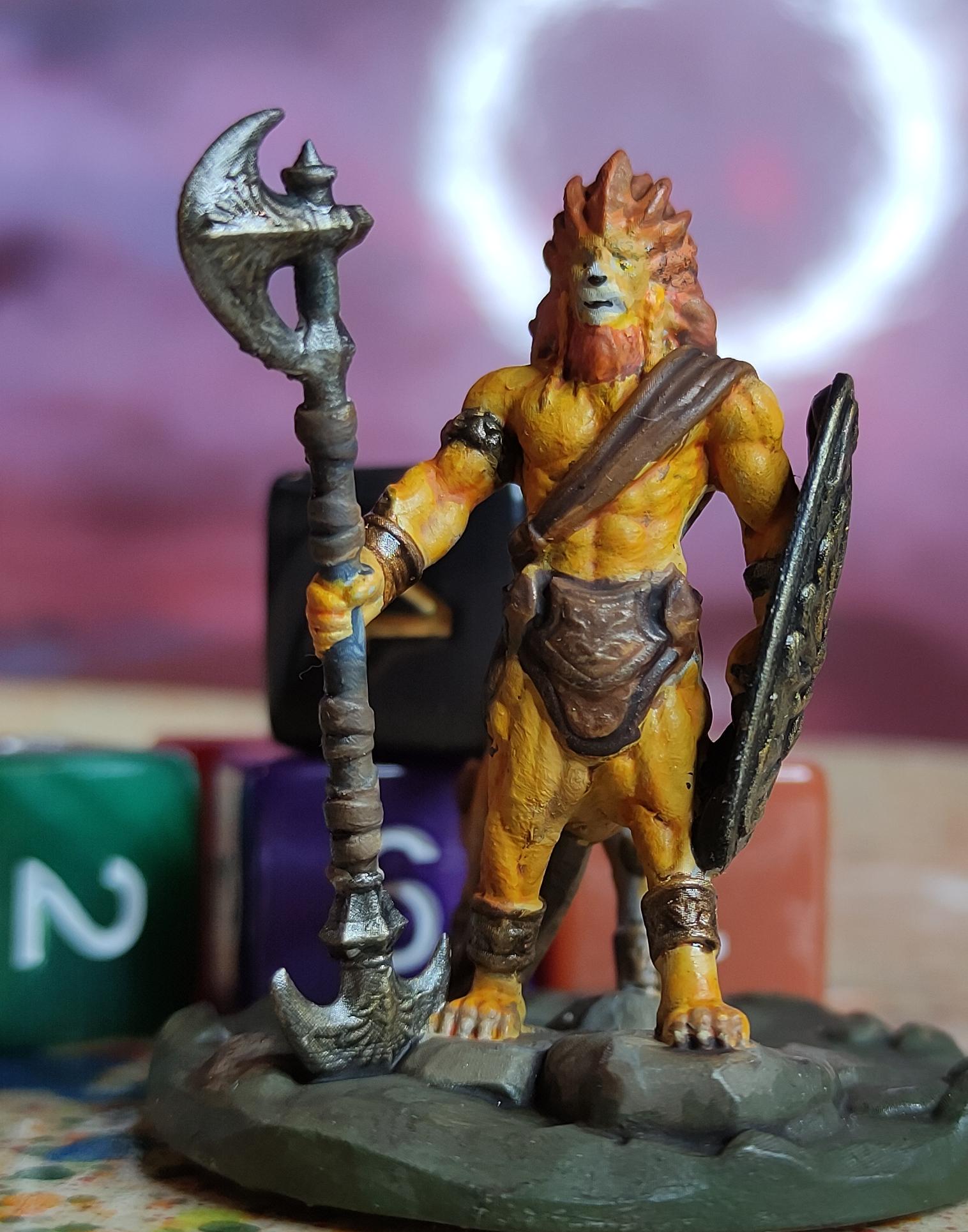 Liontaur | Bonus | Rocket Pig Games | Miniatures for tabletop games. 28mm to 32mm Resin Figures for RPG, D&D, Dungeons and Dragons