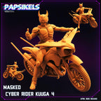 Cyberpunk, Masked Cyber Rider Kuugas - Kamen Rider Kuuga - Papsikels, 32mm Mini - Model for TTRPG, Anime, Gaming