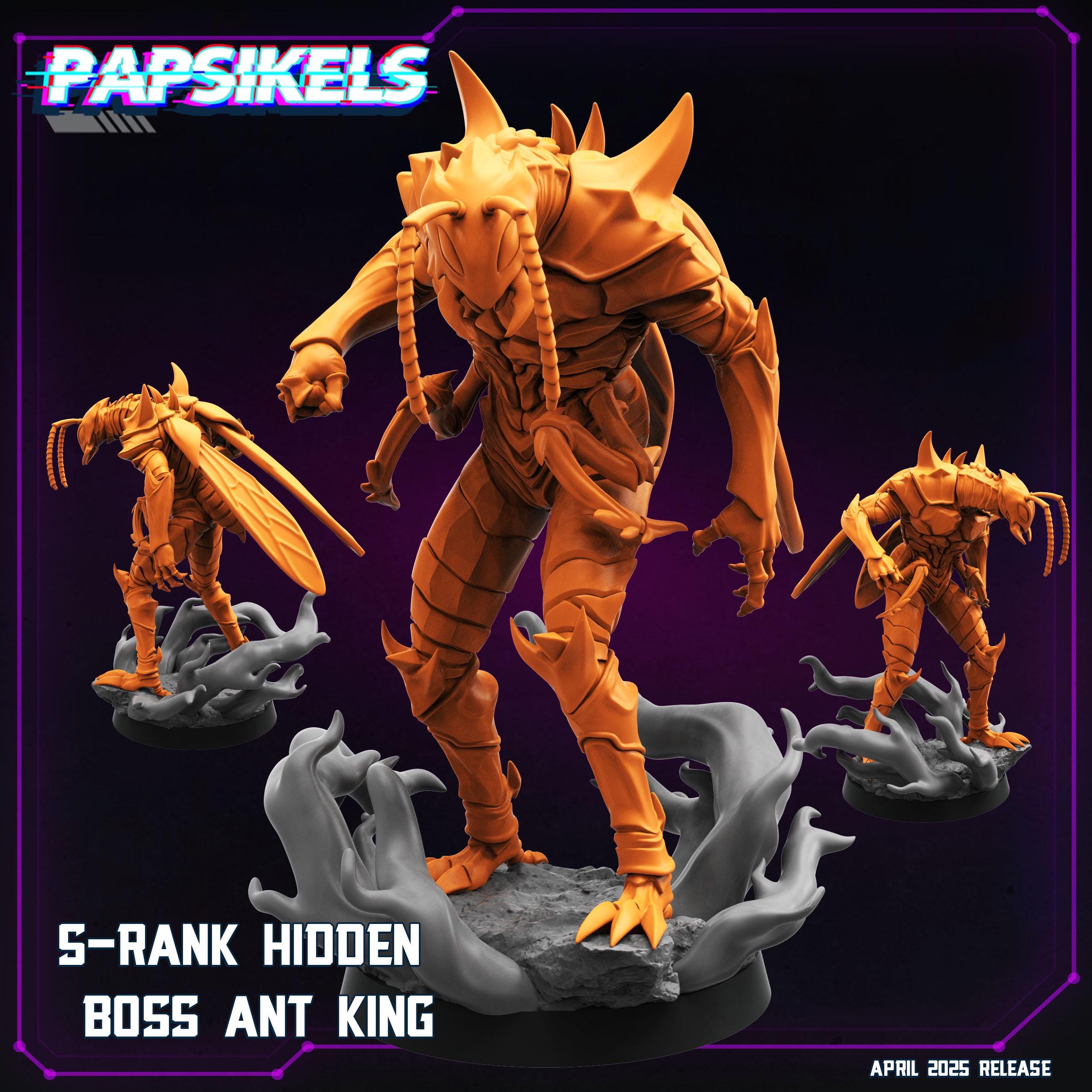 Cyberpunk, S-Rank Hidden Boss Ant King - Solo Leveling, Papsikels, 32mm Mini