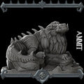 Ammit Miniature: 28mm Resin Figure for D&D, RPG
