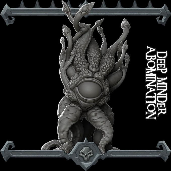 Deep Minder Abomination | Bonus | Rocket Pig Games | Miniatures for tabletop games. 28mm to 32mm Resin for RPG, D&D, Dungeons and Dragons