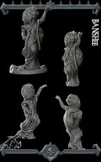 Banshee | Bonus | Rocket Pig Games | Miniatures for tabletop games. 28mm to 32mm Resin for RPG, D&D, Dungeons and Dragons