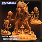 Omega Yerivaan Offspring Keeper Miniature - Papsikels Alien RPG, 32mm TTRPG Gaming