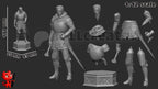 Jan of Trotznov / Zizka from Kingdom Come Deliverance 2 (fan art) Model | Miniature scale 1:12 | h3LL Creator | DIY Model Kit