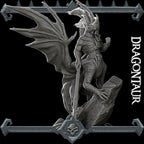 Dragontaur | Dragonkin Collection | Rocket Pig Games | Miniatures for tabletop games. 28mm to 32mm Resin for RPG, D&D, TTRPG