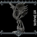 Fey Dragon | Dragonkin Collection | Rocket Pig Games | Miniatures for tabletop games. 28mm to 32mm Resin for RPG, D&D, TTRPG