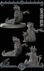 Groth Slug | Aberrations Collection | Rocket Pig Games | Miniatures for tabletop games. 28mm to 32mm Resin for RPG, D&D, TTRPG