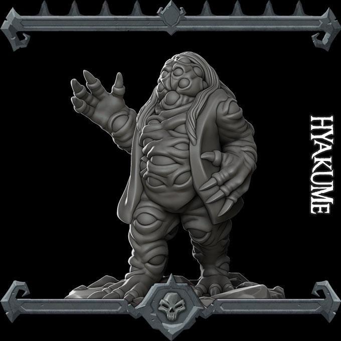 Hyakume | Aberrations Collection | Rocket Pig Games | Miniatures for tabletop games. 28mm to 32mm Resin for RPG, D&D, TTRPG