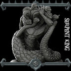Serpent King | Aberrations Collection | Rocket Pig Games | Miniatures for tabletop games. 28mm to 32mm Resin for RPG, D&D, TTRPG