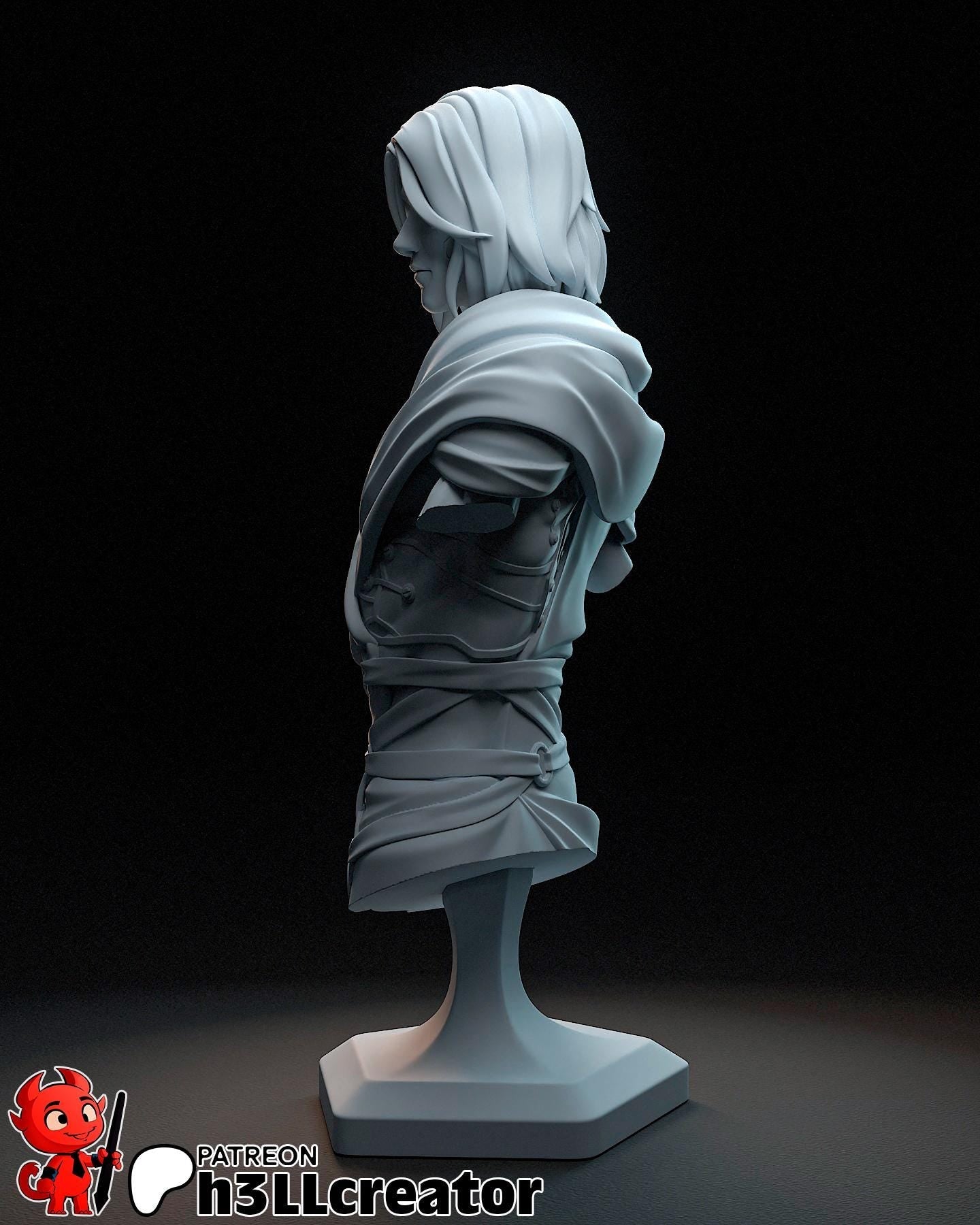 Viktor from Arcane (fan art) | Full Model or Bust | Miniature scale 1:12 | h3LL Creator | DIY Model Kit