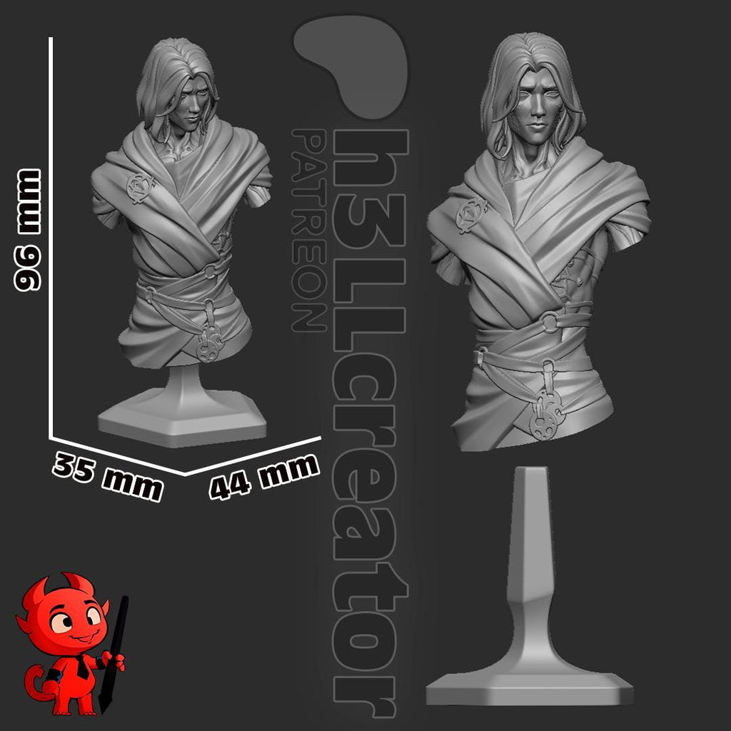 Viktor from Arcane (fan art) | Full Model or Bust | Miniature scale 1:12 | h3LL Creator | DIY Model Kit