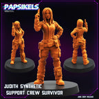 Cyberpunk, Judith Support Crew Survivor, Papsikels, 32mm Mini