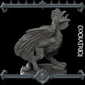 Cockatrice | Fantastic Beasts Collection | Rocket Pig Games | Miniatures for tabletop games. 28mm to 32mm Resin for RPG, D&D, TTRPG