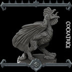 Cockatrice | Fantastic Beasts Collection | Rocket Pig Games | Miniatures for tabletop games. 28mm to 32mm Resin for RPG, D&D, TTRPG