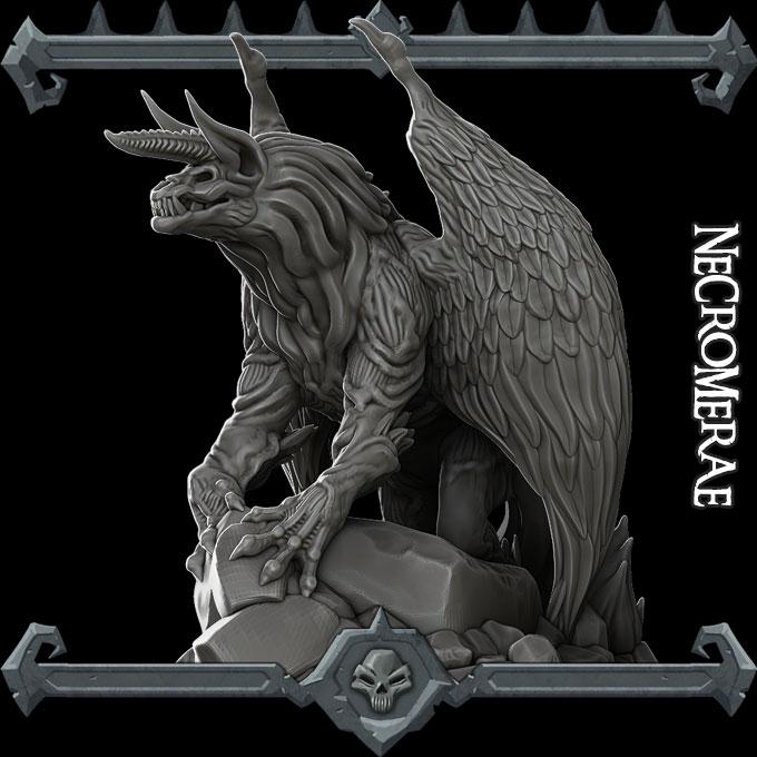 Necromerae | Fantastic Beasts | Rocket Pig Games | Miniatures for tabletop games. 28mm to 32mm Resin for RPG, D&D, Dungeons and Dragons