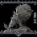 Quill Cat | Fantastic Beasts Collection | Rocket Pig Games | Miniatures for tabletop games. 28mm to 32mm Resin for RPG, D&D, TTRPG