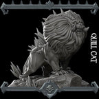 Quill Cat | Fantastic Beasts Collection | Rocket Pig Games | Miniatures for tabletop games. 28mm to 32mm Resin for RPG, D&D, TTRPG