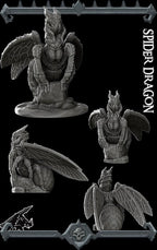 Spider Dragon | Fantastic Beasts Collection | Rocket Pig Games | Miniatures for tabletop games. 28mm to 32mm Resin for RPG, D&D, TTRPG