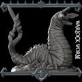 Warlock Worm Miniature: 28-32mm Resin RPG Model, D&D, Dungeons and Dragons