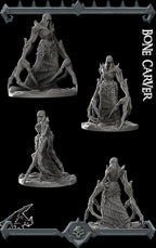 Bone Carver | Undead Collection | Rocket Pig Games | Miniatures for tabletop games. 28mm to 32mm Resin for RPG, D&D, TTRPG